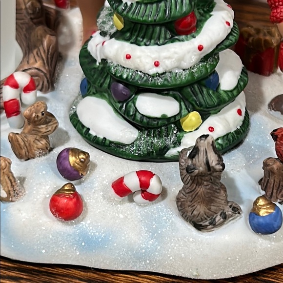 PartyLite Holiday Reindeer Candle Holder with Christmas Tree - Picture 5 of 16